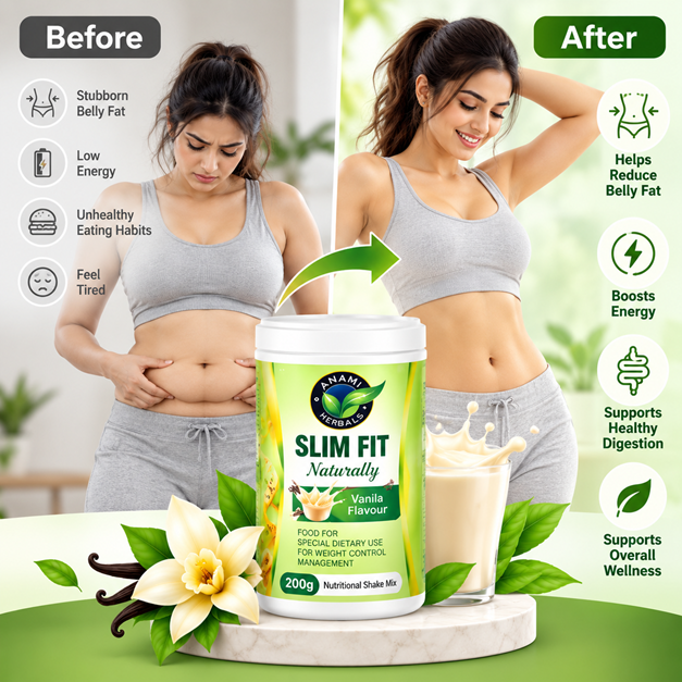 before and after slim fit transformation