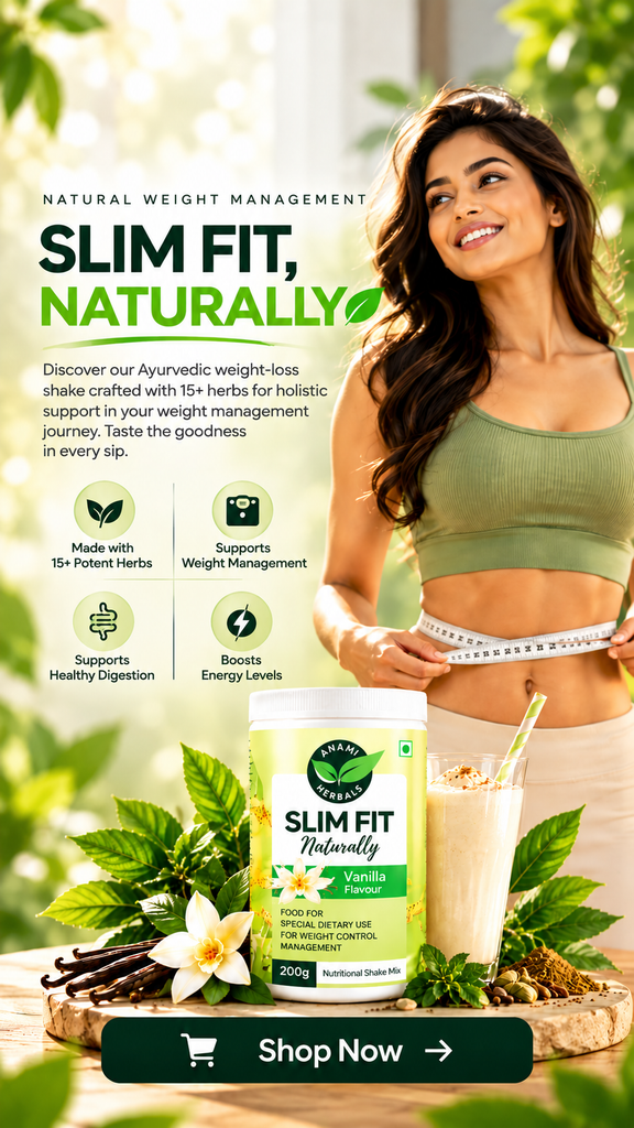 Anami Herbals Natural Slim Fit Wellness poster