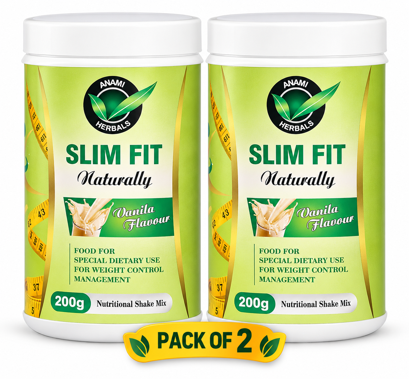 slim fit herbal shake pack of two